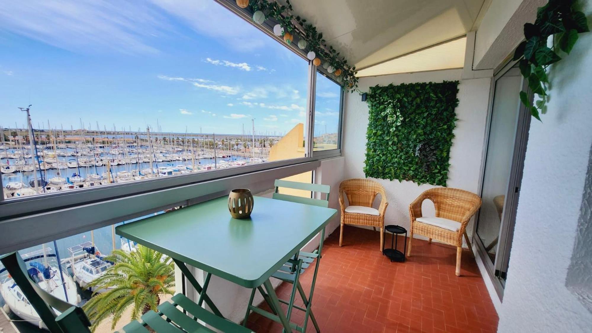 - L'Horizon Bleu - Cocon Romantique Avec Vue Mer Panoramique Gruissan Exterior foto